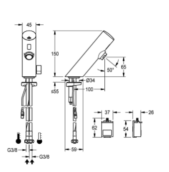 Franke Infra-Red Tap -Battery Powered