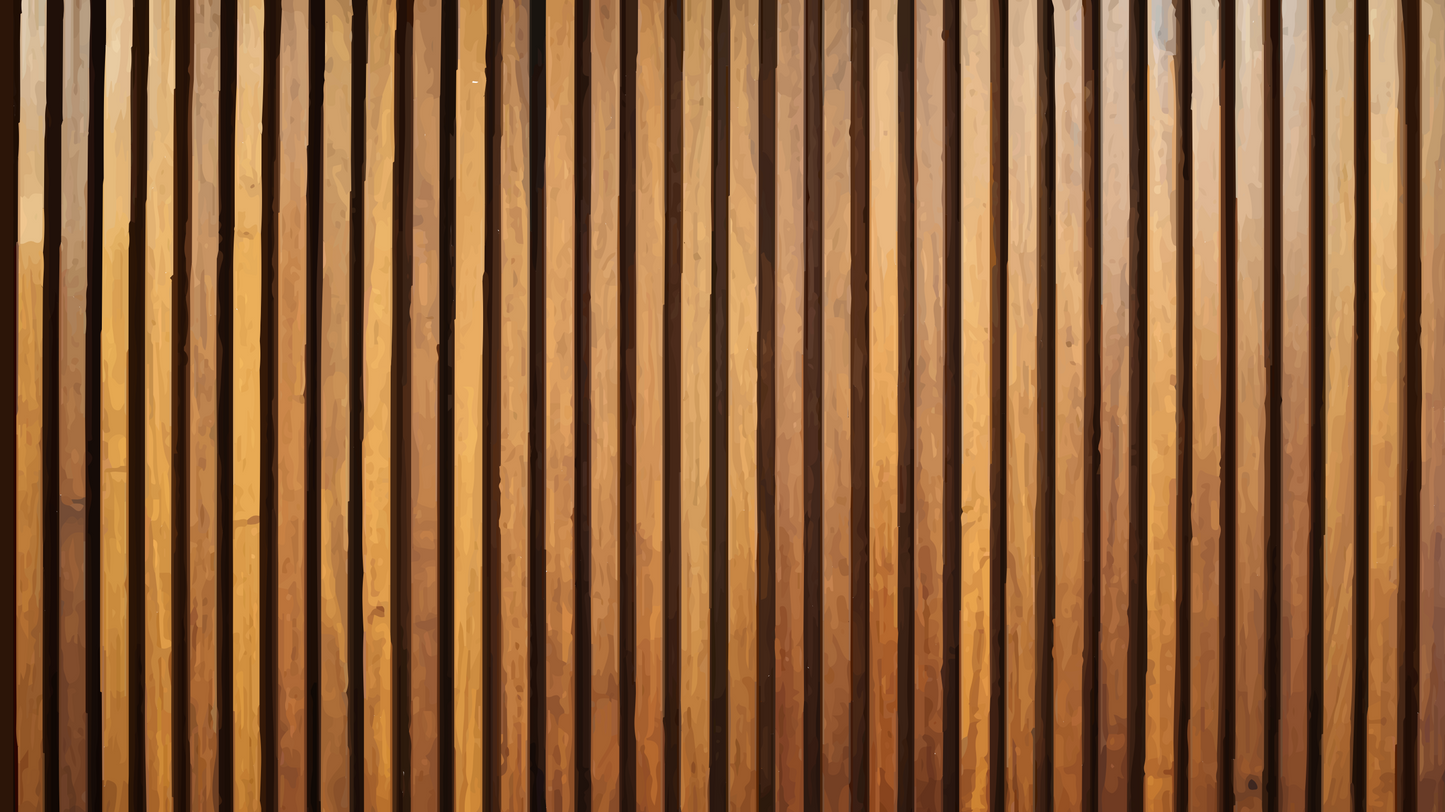Timber Slat Printed Wall Cladding