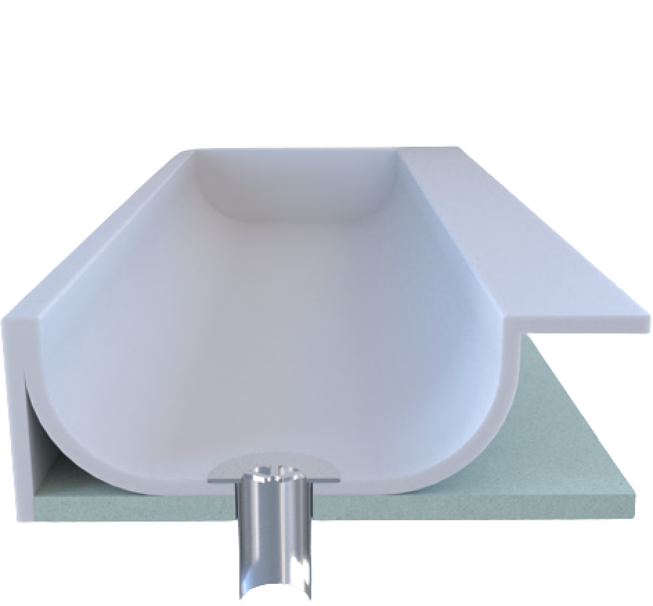 KHAZI U-Shaped Wash Trough