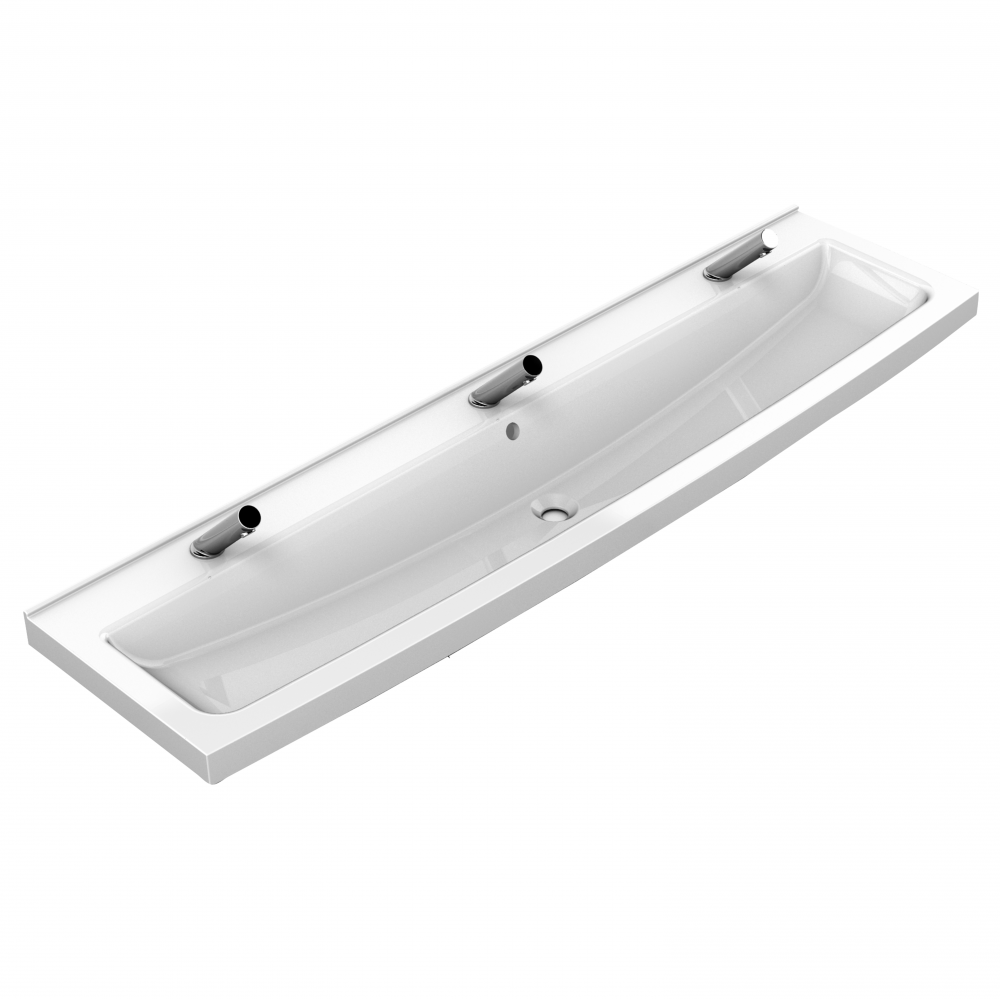 3-Person Miranit Resin-Bonded Wash Trough - 1800mm