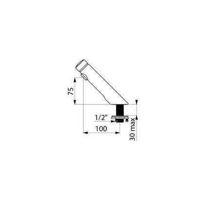 Temposoft 2 Non-Concussive Basin Tap